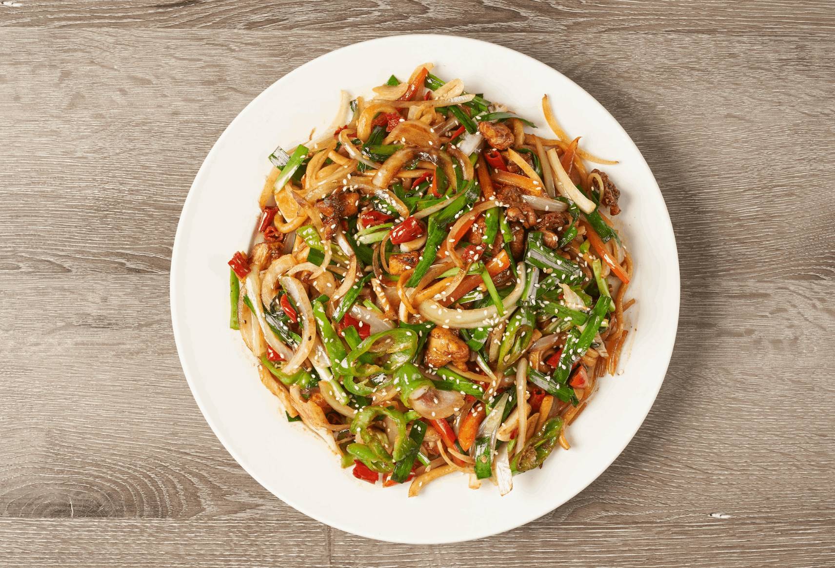 Chicken Stir Fry Laghman