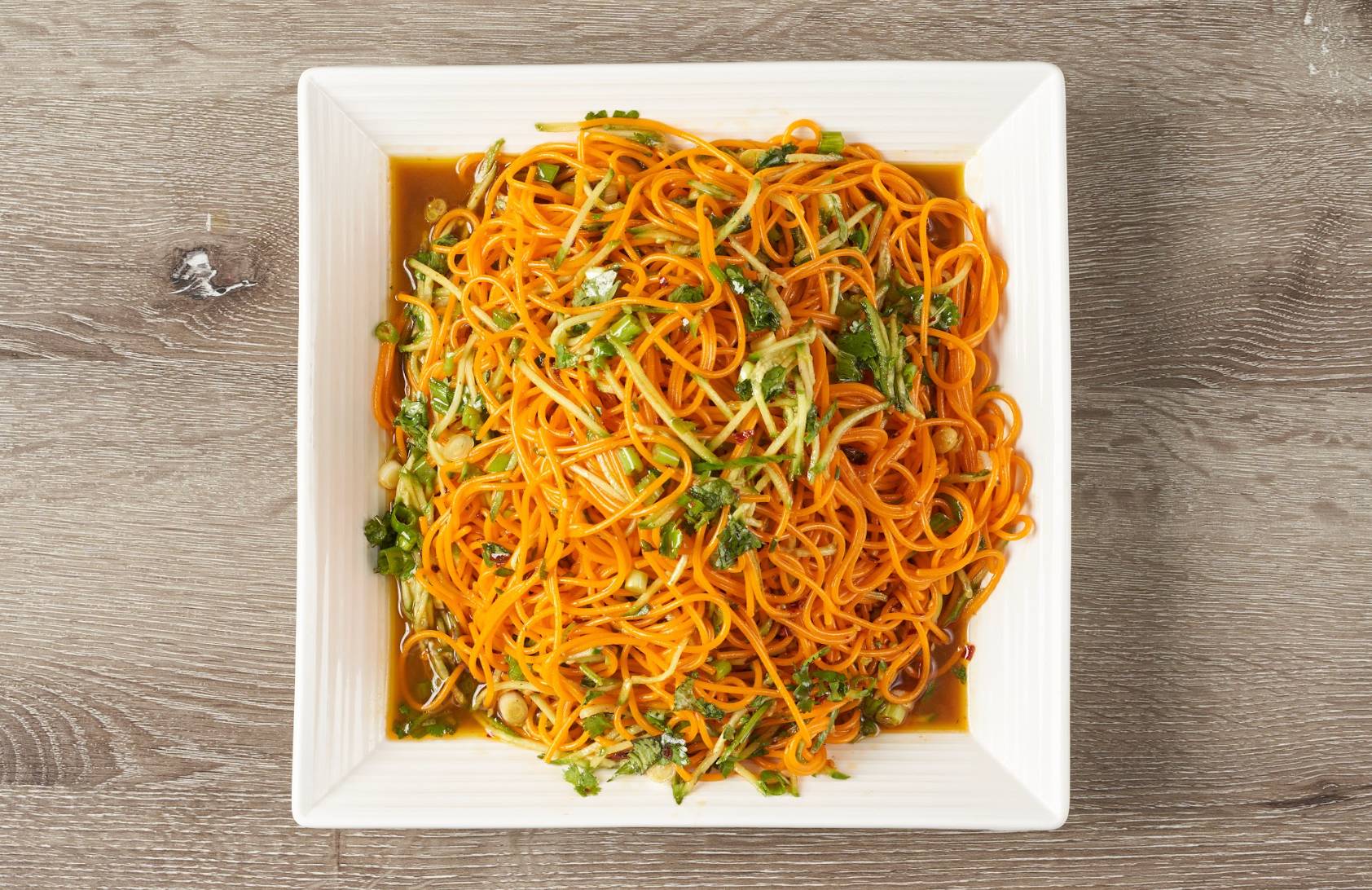 Spicy Cold Spaghetti with Lamb