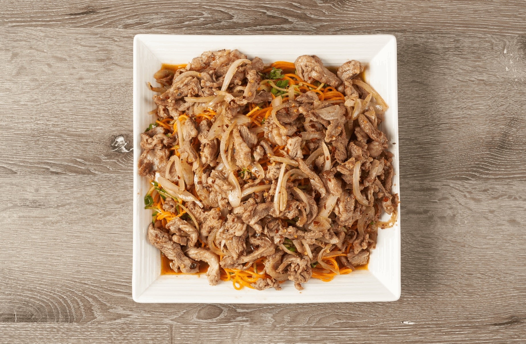 Spicy Cold Spaghetti with Lamb